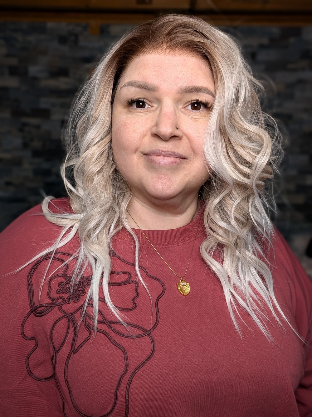 June Bride - Long Wavy Lace Front Wig in Platinum Blonde